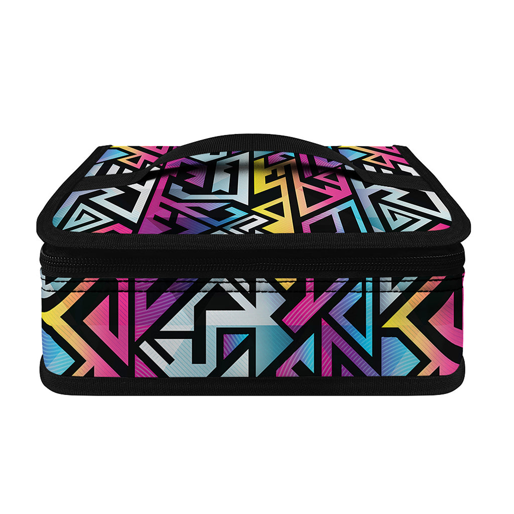 Colorful Geometric Tribal Pattern Print Small Lunch Bag