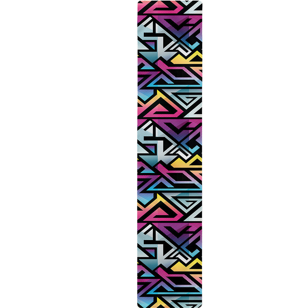Colorful Geometric Tribal Pattern Print Table Runner