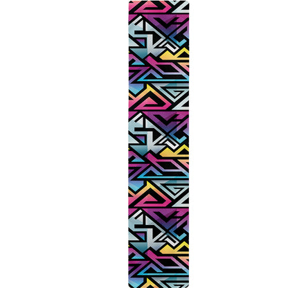 Colorful Geometric Tribal Pattern Print Table Runner
