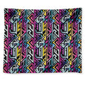 Colorful Geometric Tribal Pattern Print Tapestry