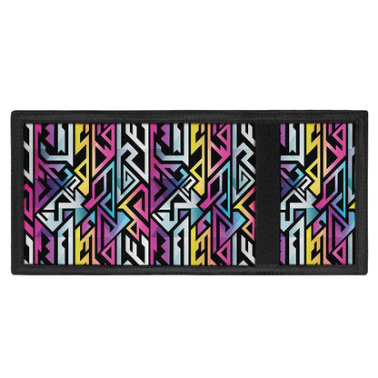 Colorful Geometric Tribal Pattern Print Trifold Wallet