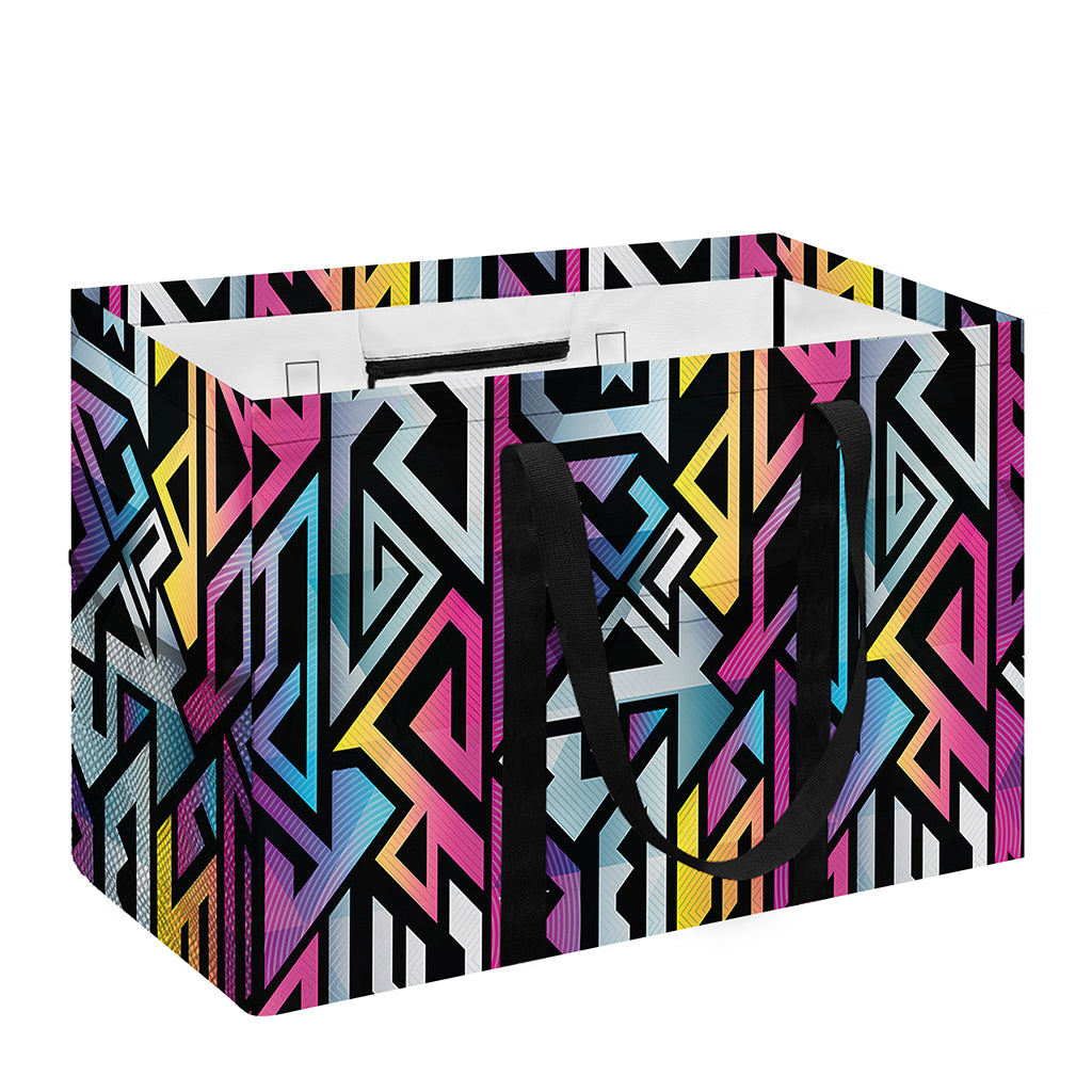 Colorful Geometric Tribal Pattern Print Utility Tote Bag