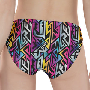 Colorful Geometric Tribal Pattern Print Women's Panties