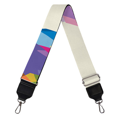 Colorful Giraffe Portrait Print Bag Strap