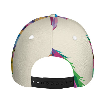 Colorful Giraffe Portrait Print Baseball Cap