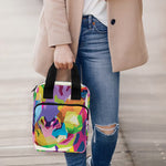 Colorful Giraffe Portrait Print Bible Tote Bag