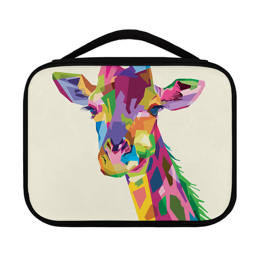 Colorful Giraffe Portrait Print Classic Bible Case