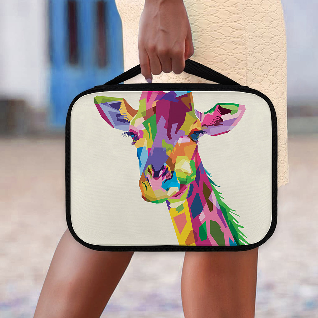 Colorful Giraffe Portrait Print Classic Bible Case
