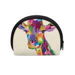 Colorful Giraffe Portrait Print Coin Purse