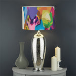 Colorful Giraffe Portrait Print Drum Lamp Shade