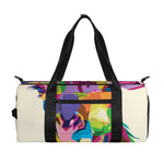Colorful Giraffe Portrait Print Gym Bag