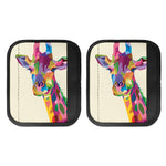 Colorful Giraffe Portrait Print Handle Covers