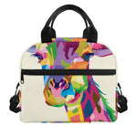 Colorful Giraffe Portrait Print Insulated Lunch Bag