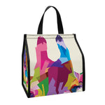 Colorful Giraffe Portrait Print Insulated Lunch Tote