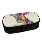 Colorful Giraffe Portrait Print Insulin Cooler Travel Case