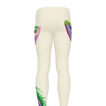 Colorful Giraffe Portrait Print Men's leggings