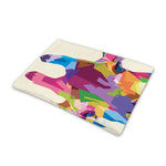 Colorful Giraffe Portrait Print Pet Cooling Mat Cover