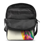 Colorful Giraffe Portrait Print Rectangular Crossbody Bag