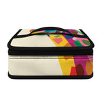 Colorful Giraffe Portrait Print Small Lunch Bag