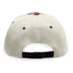 Colorful Giraffe Portrait Print Snapback Cap