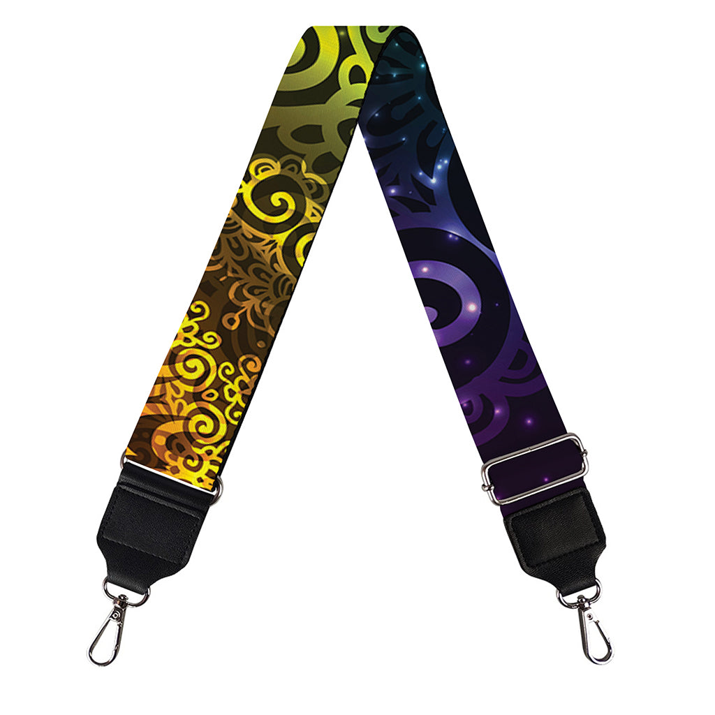 Colorful Gradient Mandala Print Bag Strap