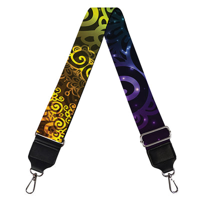 Colorful Gradient Mandala Print Bag Strap