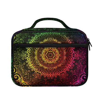 Colorful Gradient Mandala Print Briefcase Bible Bag