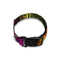 Colorful Gradient Mandala Print Dog Collar