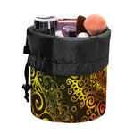 Colorful Gradient Mandala Print Drawstring Makeup Bag