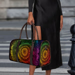 Colorful Gradient Mandala Print Duffle Bag