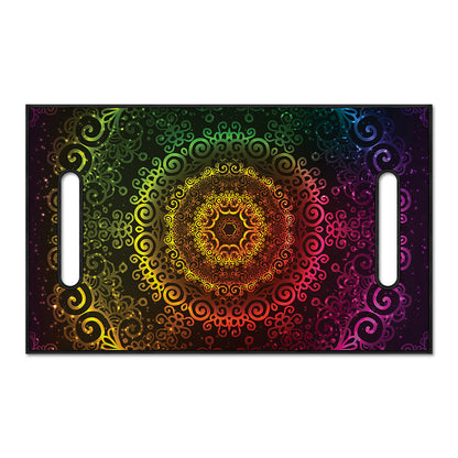 Colorful Gradient Mandala Print Golf Cart Seat Cover