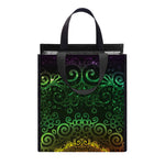 Colorful Gradient Mandala Print Insulated Lunch Tote