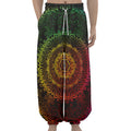 Colorful Gradient Mandala Print Lantern Pants
