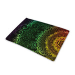Colorful Gradient Mandala Print Pet Cooling Mat Cover