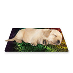 Colorful Gradient Mandala Print Pet Cooling Mat Cover