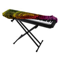 Colorful Gradient Mandala Print Piano Keyboard Cover