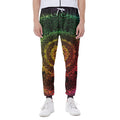 Colorful Gradient Mandala Print Joggers