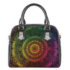 Colorful Gradient Mandala Print Shoulder Handbag