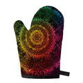 Colorful Gradient Mandala Print Single Oven Mitt