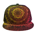 Colorful Gradient Mandala Print Snapback Cap
