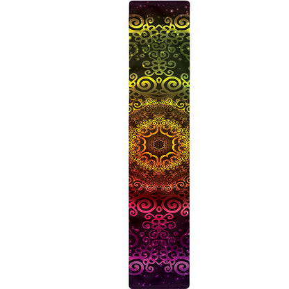 Colorful Gradient Mandala Print Table Runner