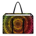Colorful Gradient Mandala Print Utility Tote Bag