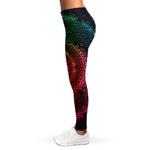 Colorful Gradient Mandala Print Women's Leggings