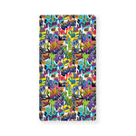 Colorful Graffiti Pattern Print Baby Crib Sheet