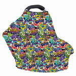 Colorful Graffiti Pattern Print Baby Seat Cover