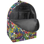 Colorful Graffiti Pattern Print Backpack