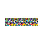 Colorful Graffiti Pattern Print Bed Runner