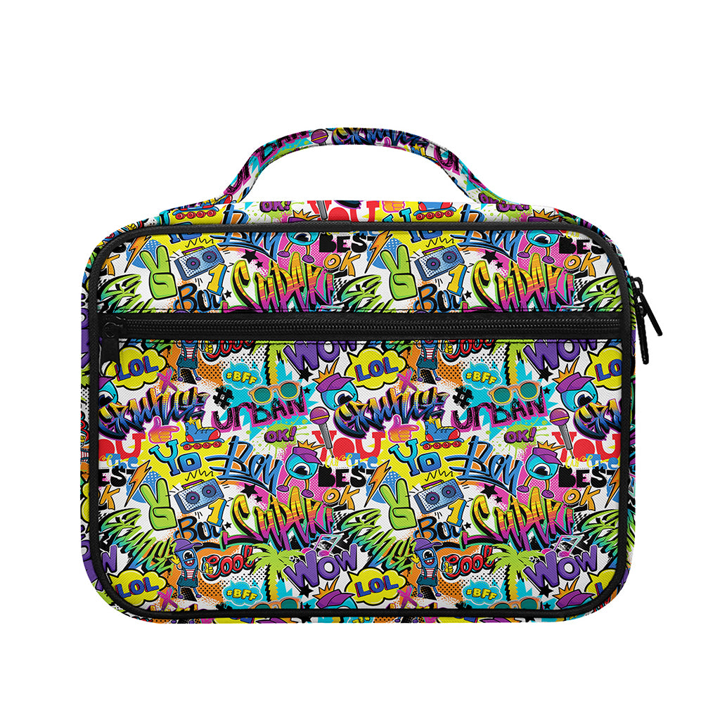 Colorful Graffiti Pattern Print Briefcase Bible Bag