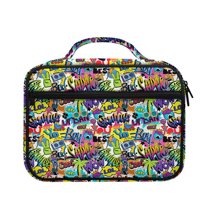Colorful Graffiti Pattern Print Briefcase Bible Bag