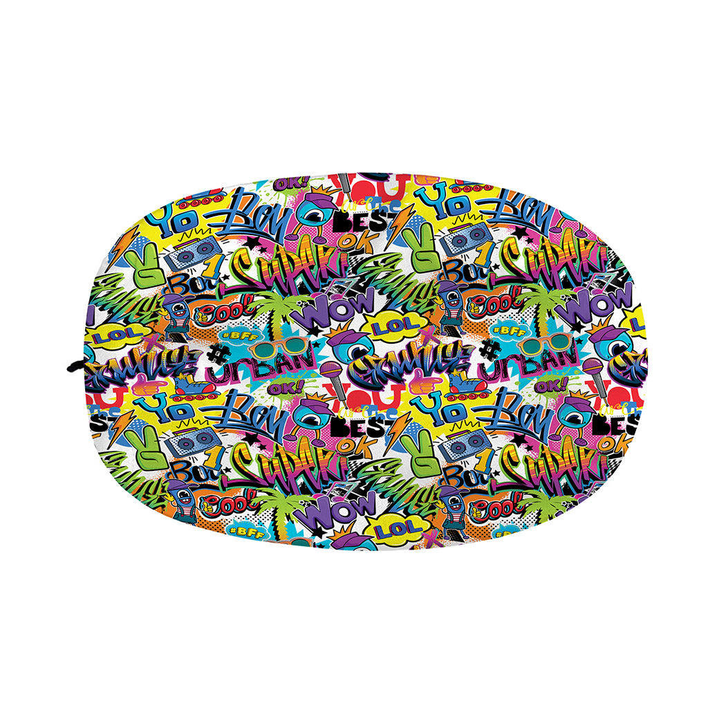 Colorful Graffiti Pattern Print Car Side Mirror Covers